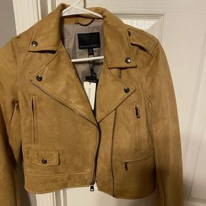 Banana Republic suede tan jacket
